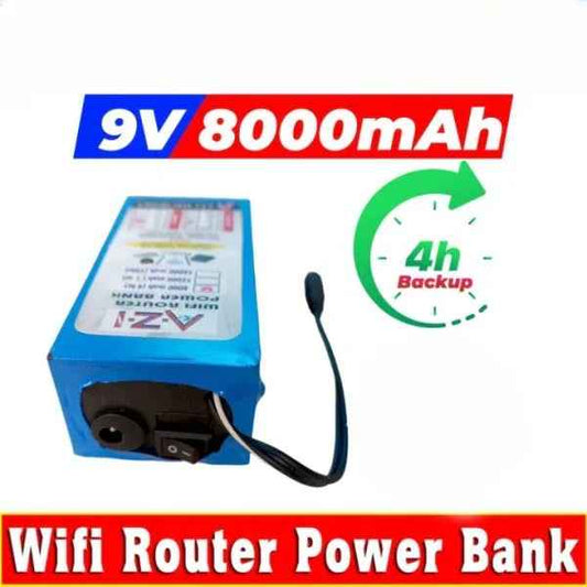 ( FREE HOME DELIVERY ) WiFi Router UPS Power Bank 9 Volts - 4 Hours Guaranteed Backup - Tp Link Tenda PTCL & Other Routers